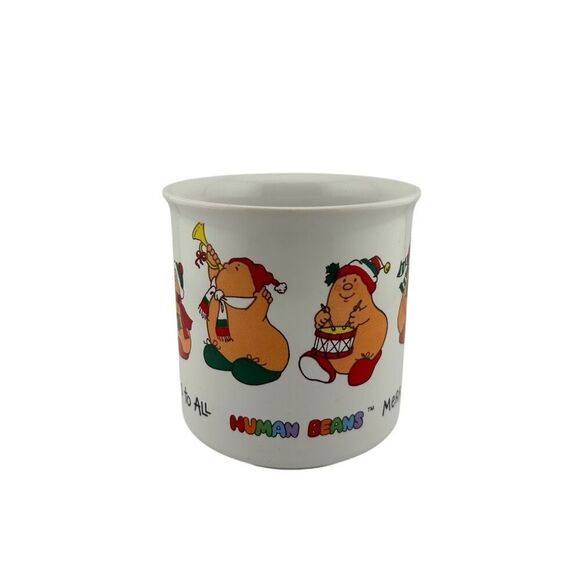 Human Beans 1982 Morgan Inc. Merry Christmas Mug - Picture 2 of 5